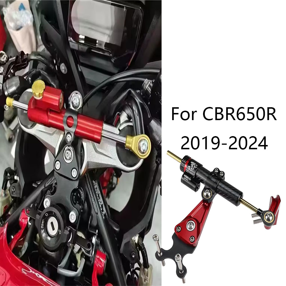 Steering Damper Stabilizer Kit Cnc - (2019-2024) Kit Penstabil Kemudi Motor untuk