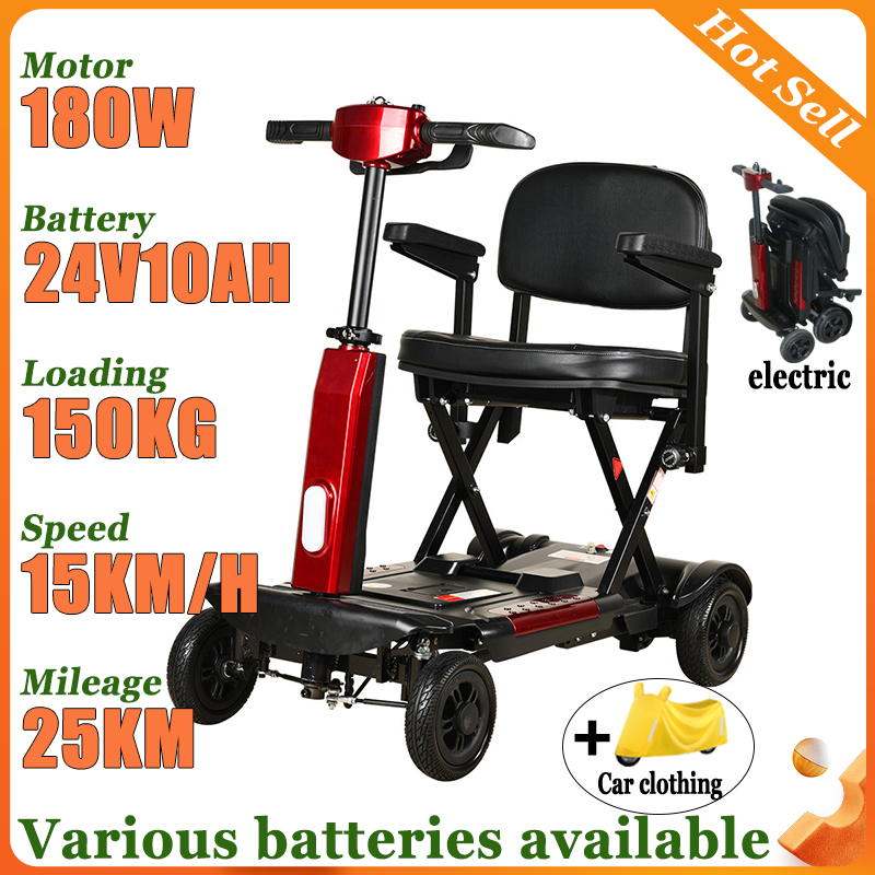 Folding Electric Scooter - Skuter Lipat Otomatis Penyandang Cacat Lansia