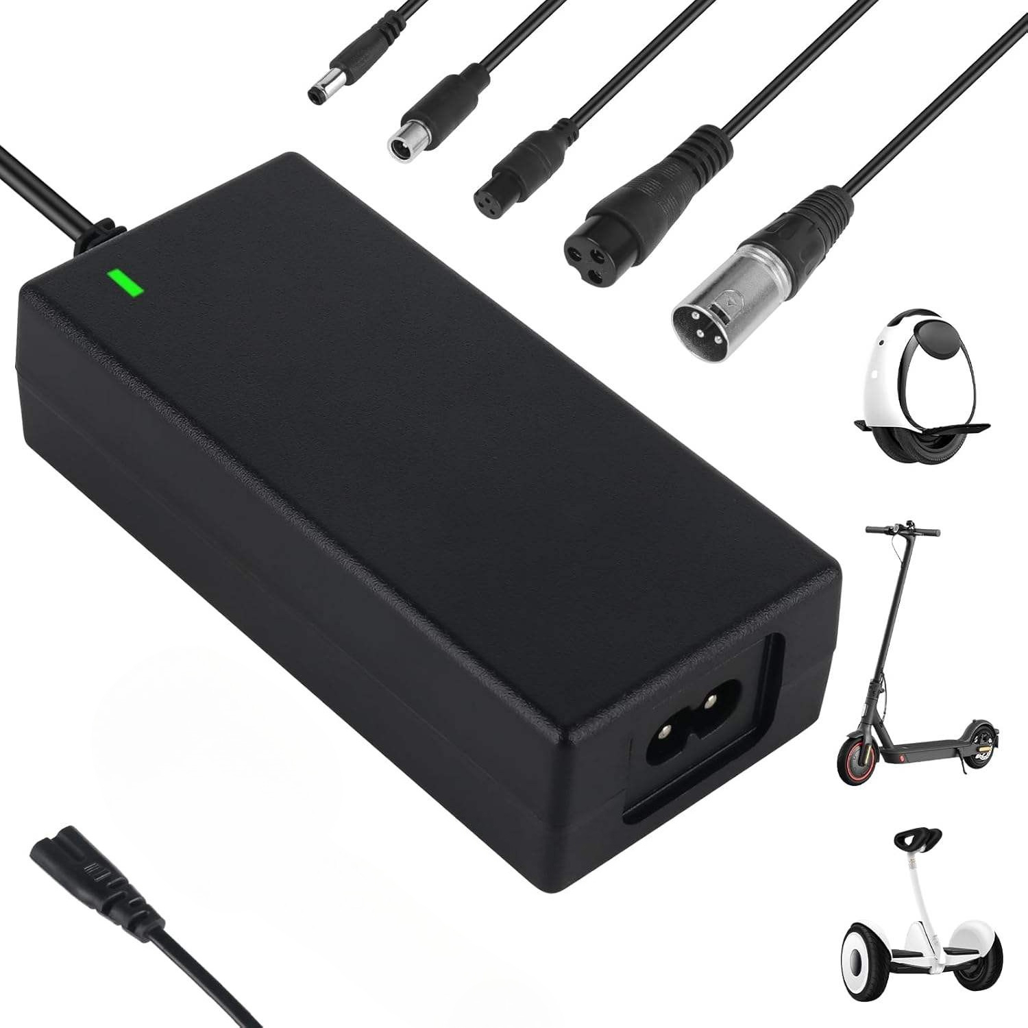 Electric Scooter Charger - Pengisi Daya Cerdas Adaptor Daya AC