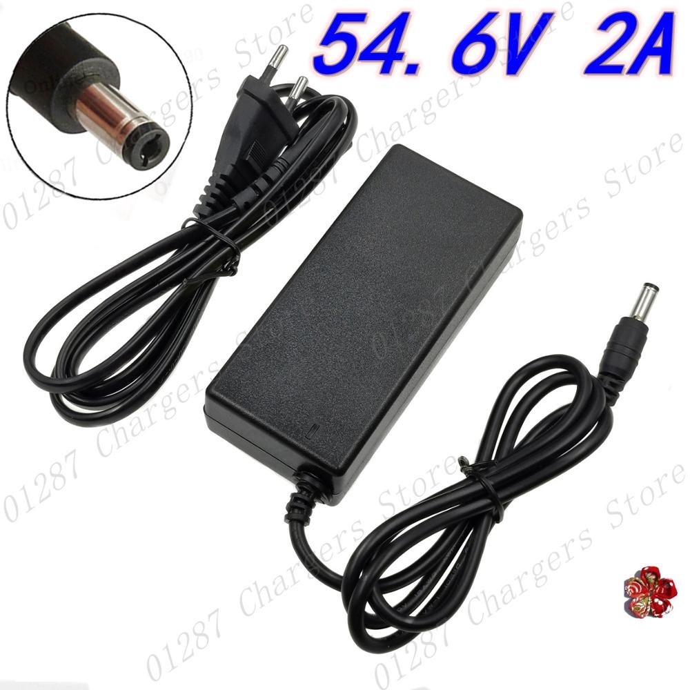 Electric Scooter Charger - Pengisi Daya 54.6V 2A untuk Pengisi