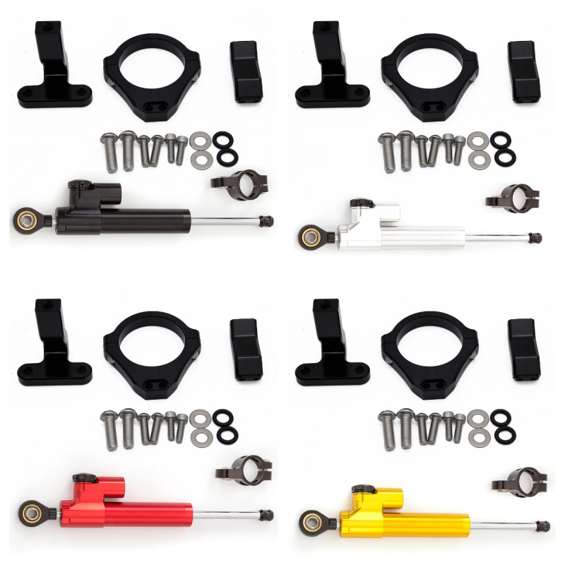 Steering Damper Stabilizer Kit Cnc - Kit Penyangga Braket Pemasangan Penstabil Kemudi