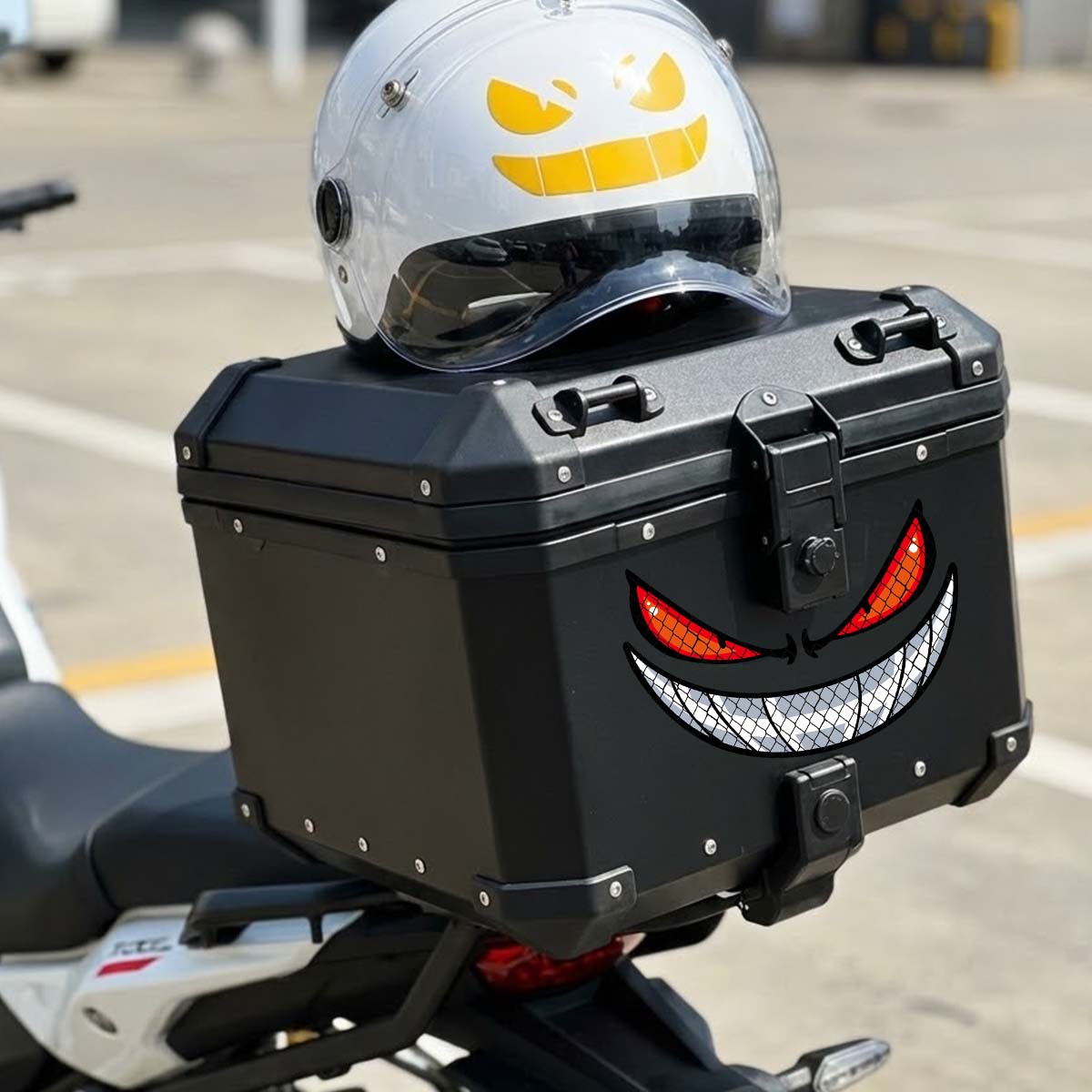 Stiker Motor Reflektif JDM Dem - Scooter Helmet Set ulasan dan harga