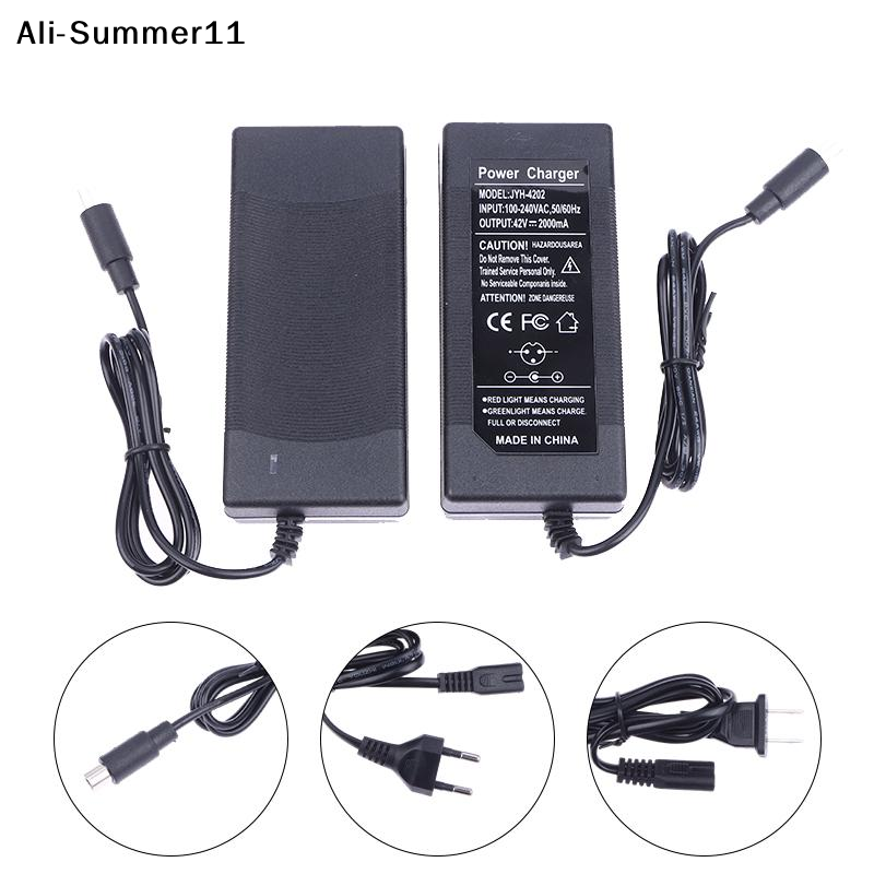 【NpA】42V 2A Adaptor Baterai Sk - Electric Scooter Charger ulasan dan harga