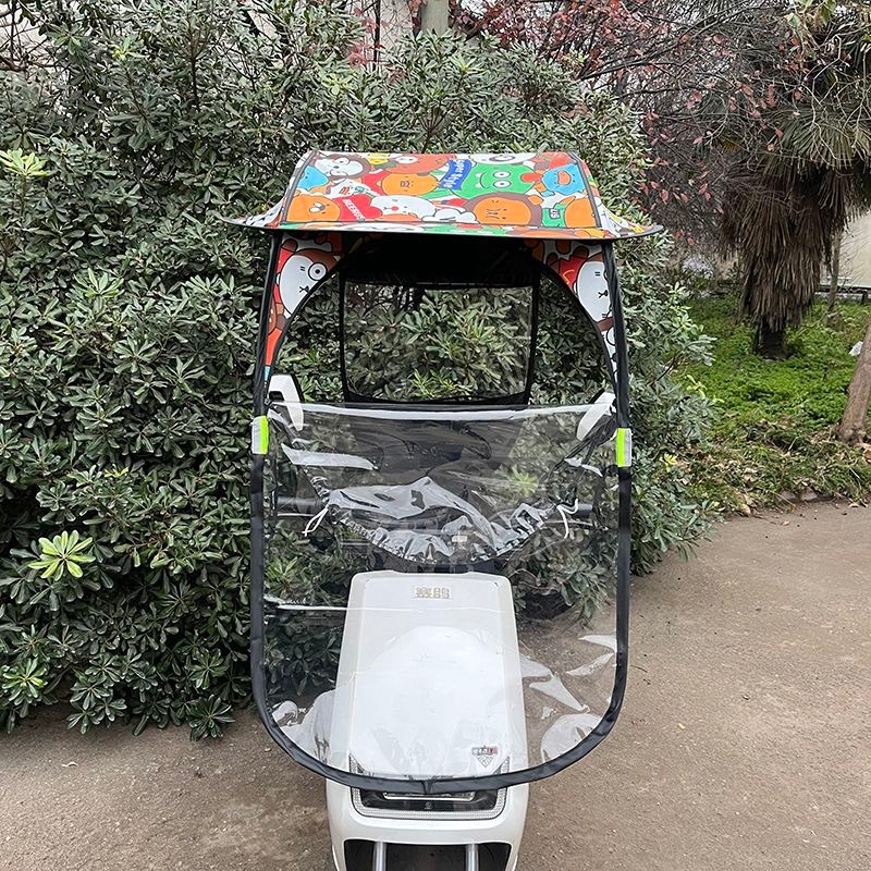Kanopi Pelindung Hujan dan Mat - Electric Scooter Rain Cover ulasan dan harga