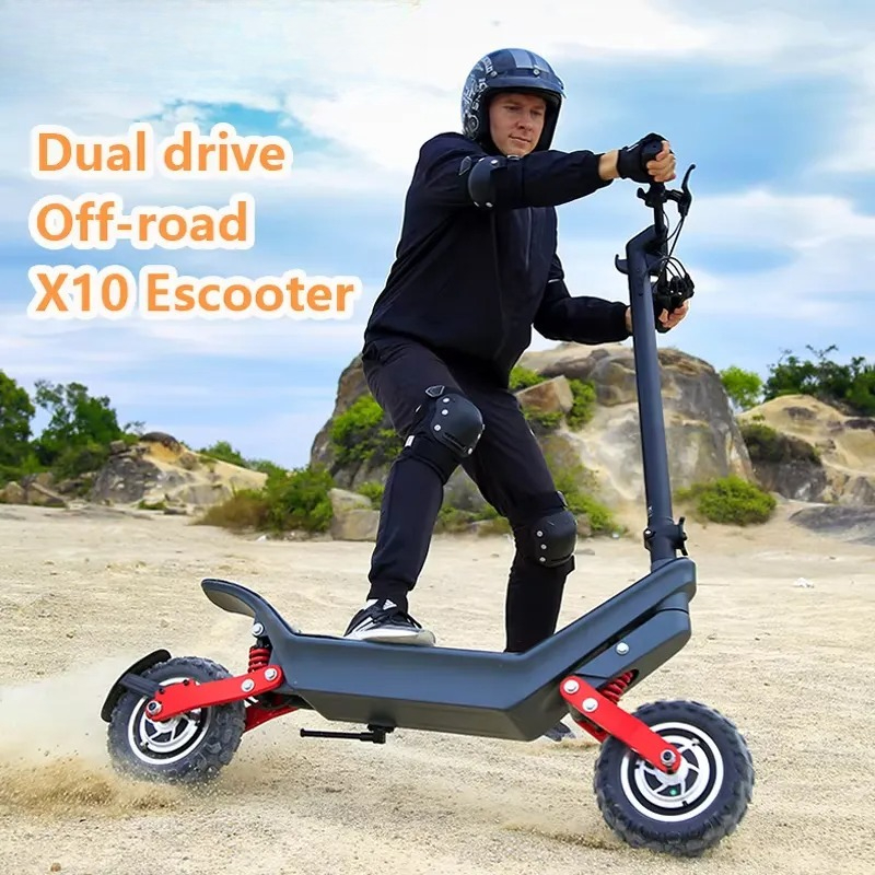 Skuter Listrik X10 Motor Ganda - Electric Scooter Adults ulasan dan harga