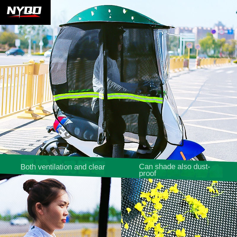 Kanopi sepeda motor listrik li - Electric Scooter Rain Cover ulasan dan harga