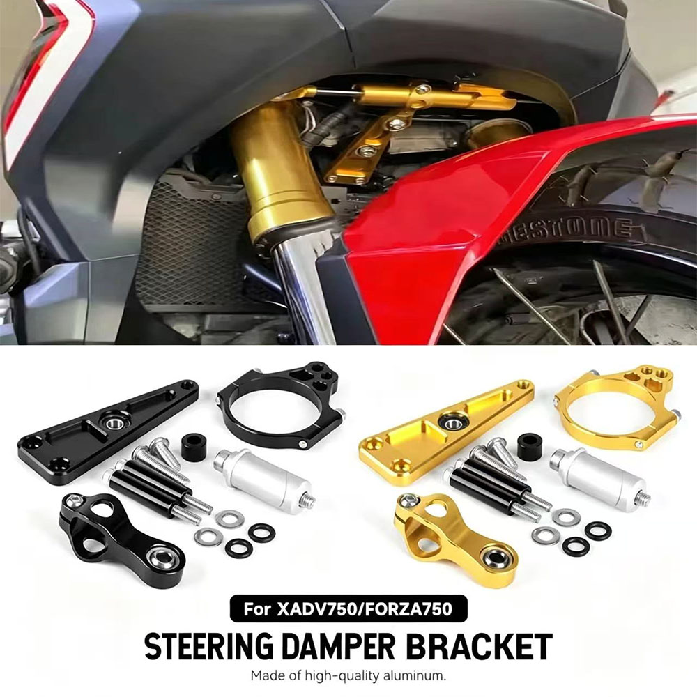 Motor untuk Honda XADV 750 X-A - Steering Damper Stabilizer Kit Cnc ulasan dan harga