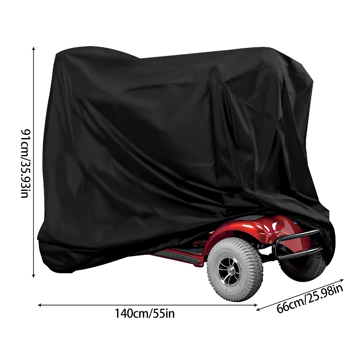 Penutup Skuter Mobilitas Tahan - Electric Scooter Rain Cover ulasan dan harga