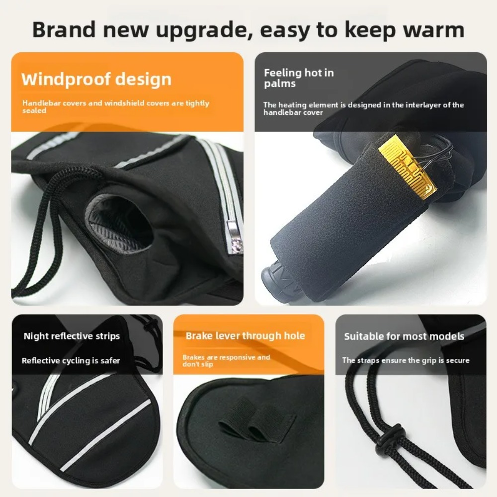 Penutup Stang Sepeda Motor Sar - Electric Scooter Rain Cover ulasan dan harga