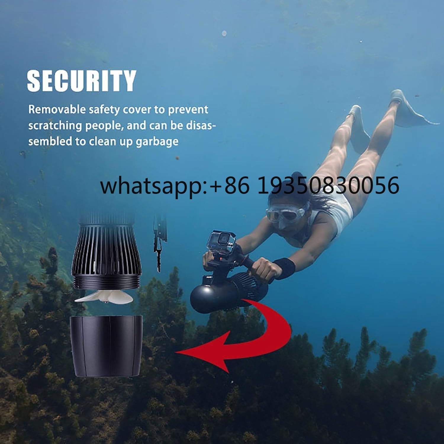 Skuter Bawah Air Listrik Camol - Electric Scooter 500W ulasan dan harga