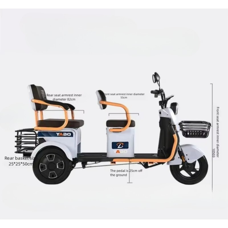 Tricycle listrik QQW, skuter t - Electric Scooter Adults ulasan dan harga